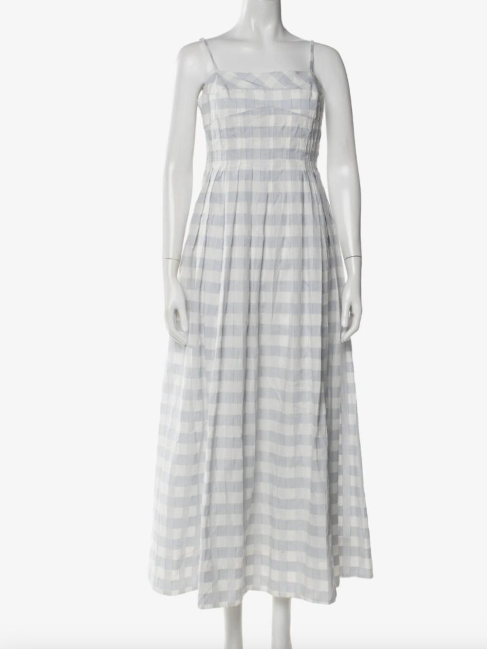 Caroline Constas  Plaid Print Long Dress